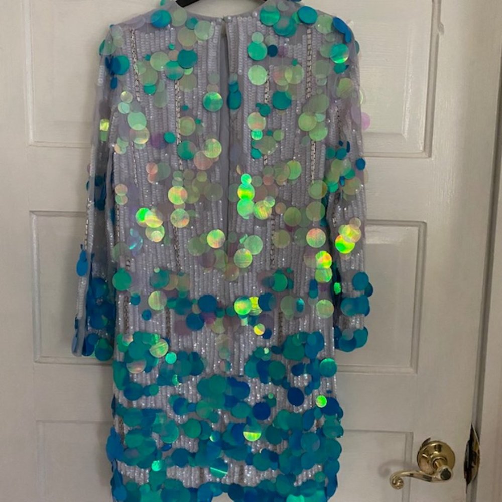 ASOS EDITION Sequin Shift Dress - Picture 3 of 7